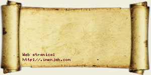 Janko Vojnović vizit kartica